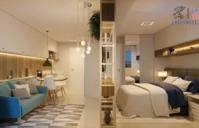 Apartamento com 2 quartos à venda na avenida república argentina, 3165, água verde, curitiba, 43 m2 por r$ 479.900