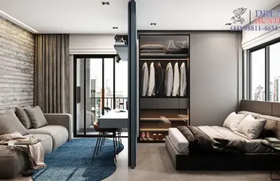 Apartamento com 1 quarto à venda na avenida república argentina, 1793, água verde, curitiba, 22 m2 por r$ 322.900