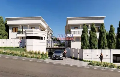 Casa em condomínio fechado com 3 quartos à venda na floriano gusso, 183, pilarzinho, curitiba, 201 m2 por r$ 1.608.000