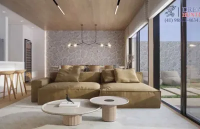 Casa em condomínio fechado com 3 quartos à venda na rua josé américo tizoni, 341, campo comprido, curitiba, 198 m2 por r$ 1.447.000