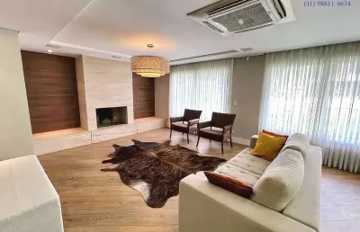 Casa em condomínio fechado com 5 quartos à venda na das hortências, 150, mossunguê, curitiba, 531 m2 por r$ 3.790.000
