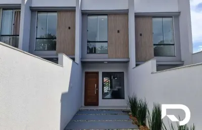 Sobrado com 3 dormitórios à venda, 77 m² por r$ 420.000,00 - nova brasília - joinville/sc
