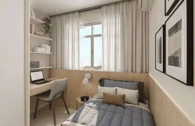 Apartamentos de 2 quartos no np 38 joama – 60 a 66m², lazer completo em santa rosa