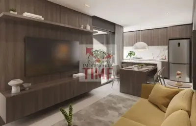 Apartamento compacto com 1 quarto e vaga de garagem no bacacheri