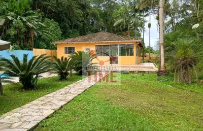 Chácara com 5 dormitórios à venda, 2.500m² por r$ 420.000 - zona rural - antonina/pr