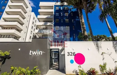 Apartamento duplex com 1 dormitório à venda, 35 m² por r$ 455.000,00 - portão - curitiba/pr