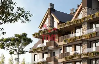 Cobertura com 1 quarto (1suíte) à venda no topo residencial em gramado