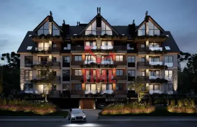 Apartamento com 2 quartos (2 suítes) à venda no topo residencial em gramado