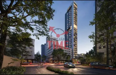 Studio 1 quarto andar alto á venda no centro de curitiba