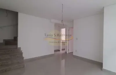 Sobrado em vilagio, com 2 suítes à venda - campo grande - santos/sp