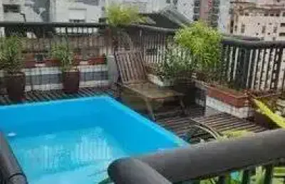 Cobertura duplex lazer privativo - embaré - santos/sp