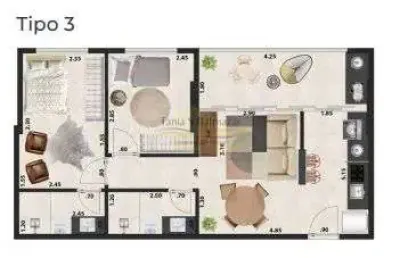 Apartamento com 2 dormitórios suíte sacadaà venda - marapé - santos/sp