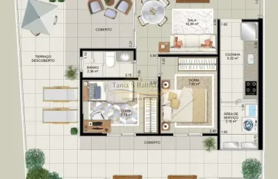 Apartamento garden com 2 dormitórios à venda - embaré - santos/sp