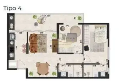 Apartamento com 2 dormitórios suíte sacada à venda  - marapé -  santos/sp.