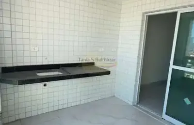 Apartamento à venda no bairro tupi - praia grande/sp