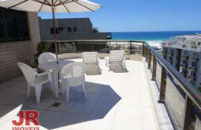 Cobertura com 4 dormitórios à venda, 206 m² por r$ 1.950.000,00 - vila nova - cabo frio/rj