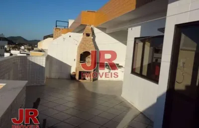 Cobertura com 3 dormitórios à venda, 113 m² por r$ 650.000,00 - vila nova - cabo frio/rj