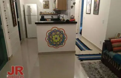 Apartamento com 1 dormitório à venda, 60 m² por r$ 500.000 - passagem - cabo frio/rj