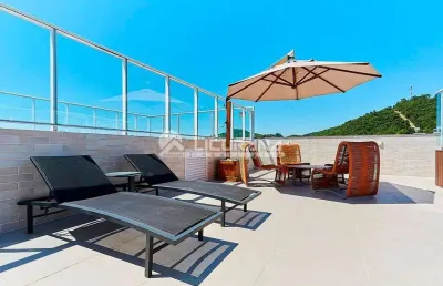 Flat/studio com varanda, no apart hotel vila do centro