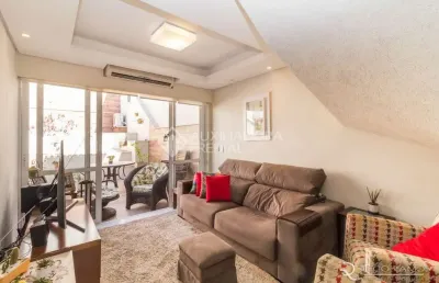 Casa em condomínio fechado com 3 quartos à venda na rua joaquim cruz, 331, santo antônio, porto alegre, 156 m2 por r$ 799.000