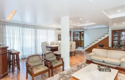 Casa em condomínio fechado com 3 quartos à venda na travessa pedra redonda, 87, jardim isabel, porto alegre, 264 m2 por r$ 1.490.000