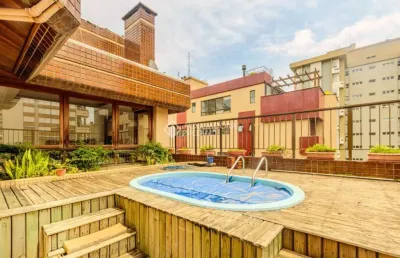 Cobertura com 2 quartos à venda na rua pedro weingartner, 194, rio branco, porto alegre, 222 m2 por r$ 1.290.000