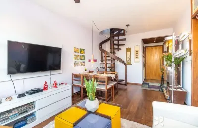 Cobertura com 2 quartos à venda na rua peri machado, 222, menino deus, porto alegre, 152 m2 por r$ 958.000
