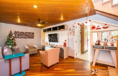 Casa em condomínio fechado com 3 quartos à venda na rua erechim, 100, nonoai, porto alegre, 190 m2 por r$ 730.000
