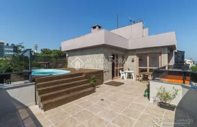 Cobertura com 3 quartos à venda na rua santa cruz, 80, santa tereza, porto alegre, 207 m2 por r$ 1.045.000