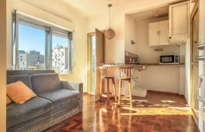 Apartamento com 1 quarto à venda na rua josé do patrocínio, 373, cidade baixa, porto alegre, 28 m2 por r$ 199.000