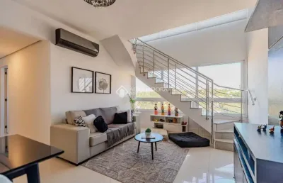Cobertura com 2 quartos à venda na rua fonseca ramos, 61, medianeira, porto alegre, 119 m2 por r$ 799.000