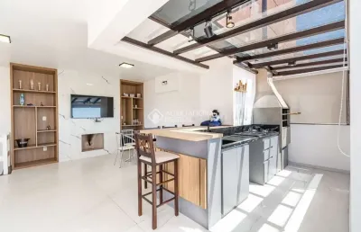 Cobertura com 3 quartos à venda na avenida general barreto viana, 1074, chácara das pedras, porto alegre, 191 m2 por r$ 1.890.000