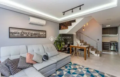 Casa em condomínio fechado com 3 quartos à venda na rua cangussu, 607, nonoai, porto alegre, 156 m2 por r$ 800.000