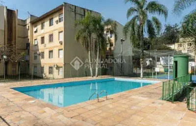 Apartamento com 1 quarto à venda na beco antônio carvalho, 2600, jardim carvalho, porto alegre, 42 m2 por r$ 180.000