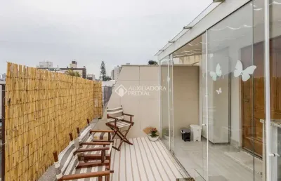Cobertura com 3 quartos à venda na avenida coronel lucas de oliveira, 2256, petrópolis, porto alegre, 120 m2 por r$ 990.000