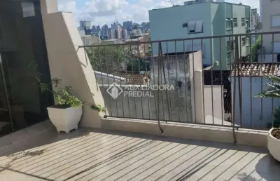 Cobertura com 1 quarto à venda na rua vicente da fontoura, 763, santana, porto alegre, 86 m2 por r$ 365.000