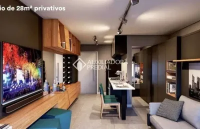 Apartamento com 1 quarto à venda na rua curvelo, 100, petrópolis, porto alegre, 28 m2 por r$ 500.000