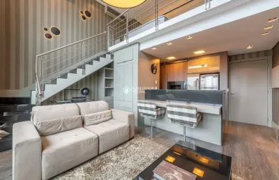 Loft com 1 quarto à venda na rua valdir antônio lopes, 199, três figueiras, porto alegre, 65 m2 por r$ 975.000