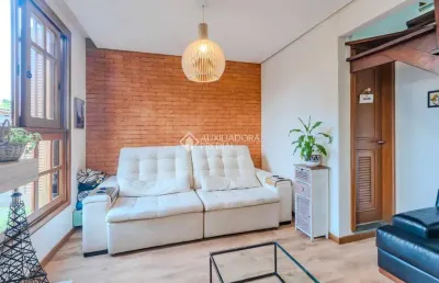 Casa em condomínio fechado com 3 quartos à venda na avenida jacuí, 774, cristal, porto alegre, 128 m2 por r$ 654.000