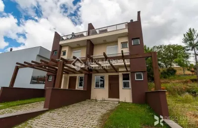 Casa em condomínio fechado com 3 quartos à venda na rua senador mondin, 36, hípica, porto alegre, 149 m2 por r$ 755.000