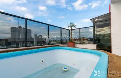 Cobertura com 2 quartos à venda na avenida panamericana, 1148, jardim lindóia, porto alegre, 157 m2 por r$ 870.000