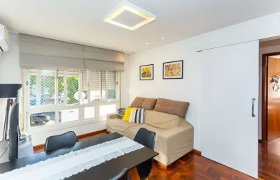Apartamento com 2 quartos à venda na rua luzitana, 708, higienópolis, porto alegre, 72 m2 por r$ 429.000