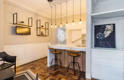 Apartamento com 1 quarto à venda na rua general andrade neves, 150, centro histórico, porto alegre, 33 m2 por r$ 399.000