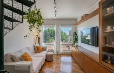 Cobertura com 2 quartos à venda na rua felicíssimo de azevedo, 568, são joão, porto alegre, 161 m2 por r$ 950.000