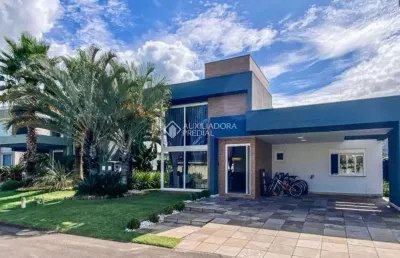 Casa em condomínio fechado com 5 quartos à venda na rua rio novo, 2672, centro, xangri-lá, 330 m2 por r$ 2.490.000