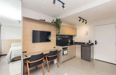 Apartamento com 1 quarto para alugar na avenida joão pessoa, 731, centro histórico, porto alegre, 33 m2 por r$ 3.150