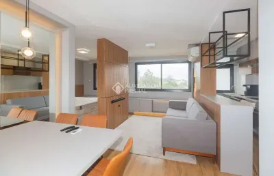 Apartamento com 1 quarto para alugar na avenida senador tarso dutra, 431, petrópolis, porto alegre, 43 m2 por r$ 4.600