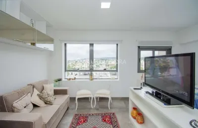 Flat com 1 quarto para alugar na avenida doutor nilo peçanha, 3245, chácara das pedras, porto alegre, 38 m2 por r$ 3.400