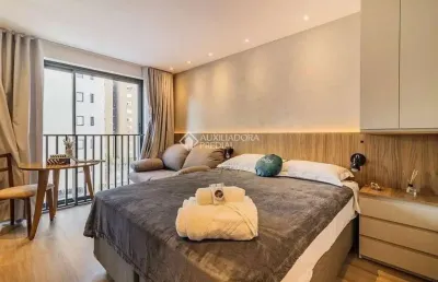 Apartamento com 1 quarto para alugar na rua vinte e quatro de outubro, 1585, auxiliadora, porto alegre, 24 m2 por r$ 3.100