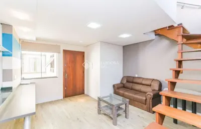 Cobertura com 2 quartos para alugar na rua germano petersen júnior, 383, auxiliadora, porto alegre, 150 m2 por r$ 6.500
